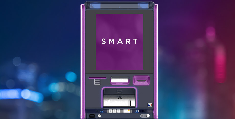 DN Series ATM with words SMART written on it